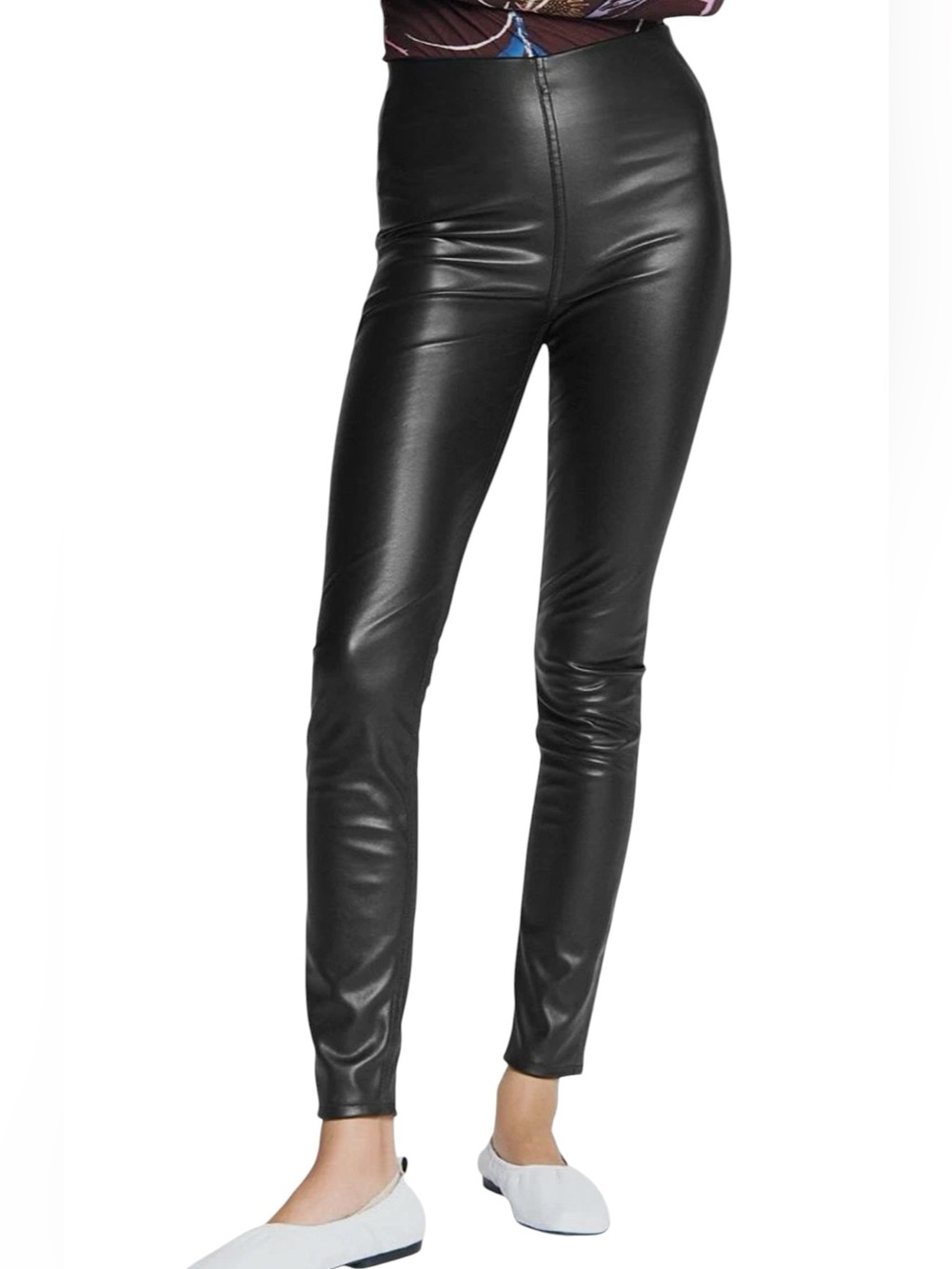 Rag & Bone, Faux Leather High Ride Pants